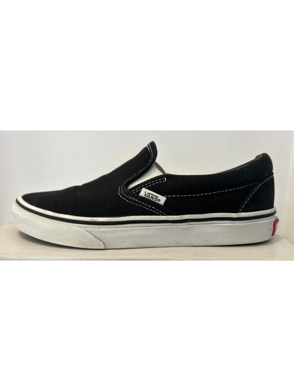 Vans Slip-Ons—Black—Men’s Size 5—Women’s 6.5—Shoes